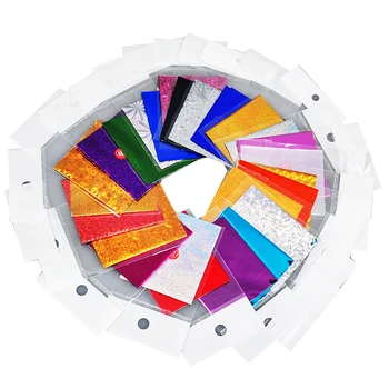 Biutee Tırnak 25 Ayak Ucu Tırnak Süsleme Seti Tırnak Sanat Transferi Folyo 25 Renkleri Karıştırmak Dekorasyon
