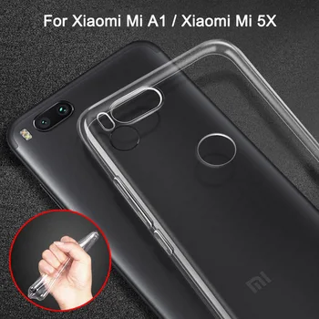 İçin Xiaomi İçin GodGift Mi A1 Mi5X Durumda Lüks Darbeye dayanıklı Yumuşak Kapak Xiomi Xiaomi Mi 4X Kılıf Şeffaf Xiaomi Mi A1 Kapak Kılıfları