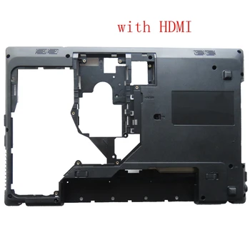 HDMI Bağlantı Parçaları İle Lenovo G570 G575 G575GX G575AX Taban Şasisi D Kapak Kılıf shell İçin GZEELE Yeni Laptop Alt Taban kılıfı