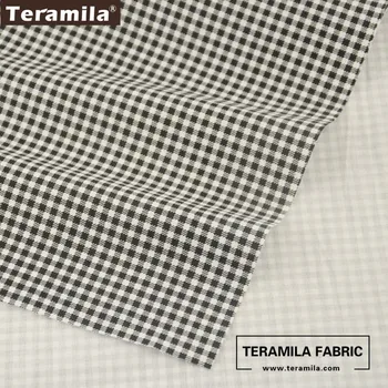 Ev Tekstili Klasik Çekler Tasarım %100 Pamuklu Kumaş TERAMİLA Kabartılmış Malzeme Yatak örtüsü Kırkyama Perde Yastık Tecido Yatak