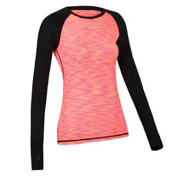 Kadınlar Uzun HIZLI Tee-KURU Marka Giyim Yogaing Çalışır Üstleri T-Shirt Yelek Egzersiz Fitness Spor Gömlek Elbise Gymming Egzersiz
