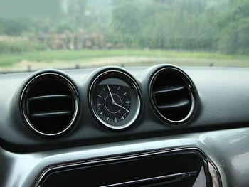 İç dekorasyon halkası KAPAĞİ Araba aksesuarları klima outlet Suzuki vitara 2016 değiştirilmiş hava İÇİN 5 adet-takma