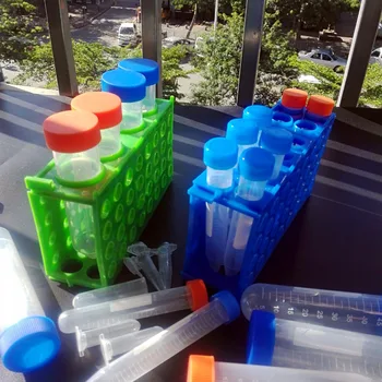 2 adet laboratuvar test tüpü Raf plastik santrifüj 0.5 ml, 1.5 ml, 10 ml,15 ml için Kutu tüp, 50ml tüpler