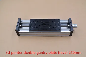 3d yazıcı c-ışın çift gantry plaka sürgülü tablo kurşun Seyahat 250 mm T8 2mm 8mm kurşun lineer aktüatörü bundle kit set vida vida