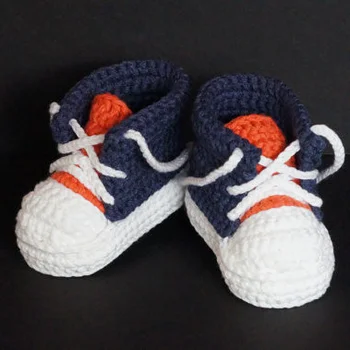 El Yapımı Bebek, Çocuk, Tığ İşi Patik Spor Ayakkabı Yumuşak Taban Kapalı Rahat Ayakkabılar Pamuk Örme