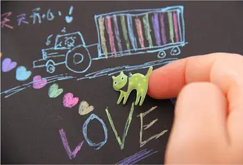 Takvim Notu Çıkartma Albümü Çocuklar için 1 Sayfa DİY Karikatür 3D Sünger Köpük Sticker Kedi Köpek Zürafa Fil Oyuncak Dizüstü bilgisayar