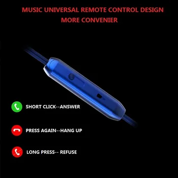JOYTOP Telefon Kulaklığı iPhone Samsung xiaomi huawei PC için Kablolu Ses Kontrolü Müzik Kulaklık ile Kulak Kulaklık Kulaklık
