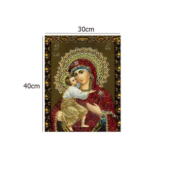 Moda Madonna 5D Elmas Boyama Nakış DİY Çapraz Dikiş Sparetime İğne Dini Mozaik Resim Duvar Dekor El Sanatları