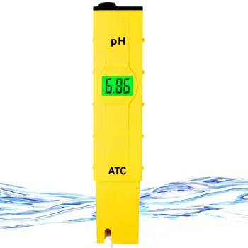 Yüksek kalite Dijital akvaryum PH ölçer 0.1 doğruluk taşınabilir Cep tester 20 arka% ile KAPALI su geçirmez
