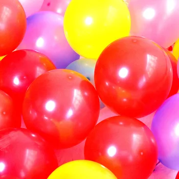 50pcs/lot 10 İnç Lateks Parlak Balonlar Hava Balonları Doğum günü Partisi Düğün Dekorasyon Çocuklar Balonları Pembe Mor Parti 1.5 g CP0713