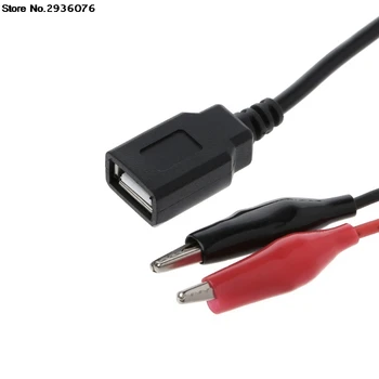 Tel Kadın USB Konnektör Testi ile bakır Timsah Klipleri Timsah Kelepçe Açar