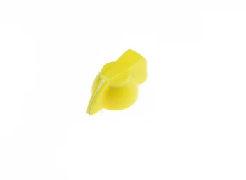 12 Pirinç Eklemek Gitar Tavuk Kafası Topuz AMP Etkisi işaretçi Düğmesi Sarı Pack