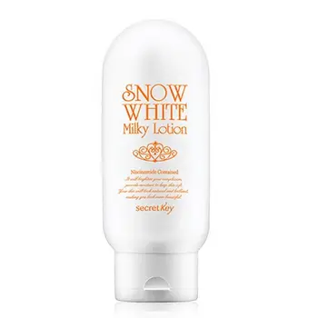 GİZLİ ANAHTAR Kar Beyaz Sütlü Losyon 120 g Anlık parlatma etkisi yüz ve vücut beyazlatma