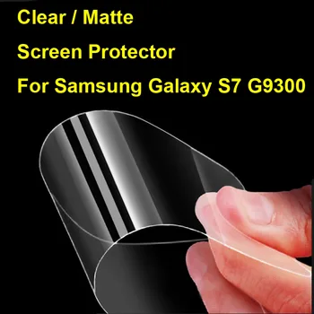 Temizlik İle Samsung Galaxy S7 G9300 Koruyucu Film Guard İçin yeni HD Net / Anti-Parlama Mat Ekran Koruyucu Bez