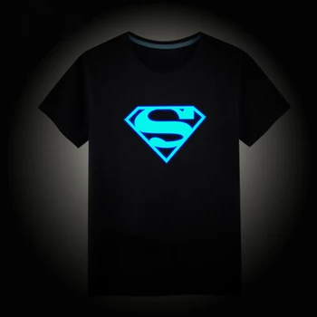 2018 Noel Çocuklar T Shirt Çocuk Tshirt Superman Batman tişörtlü Kız Bebek Çocuk Tees Üstler Işık Kısa Kollu Kız-