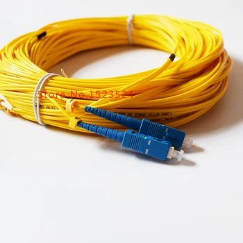 2.0 ücretsiz Nakliye LC/UPC SC/UPC LC-SC Fiber Optik Patch Cord Fiber Kapalı Fiber Kablo SM PVC 40 mm