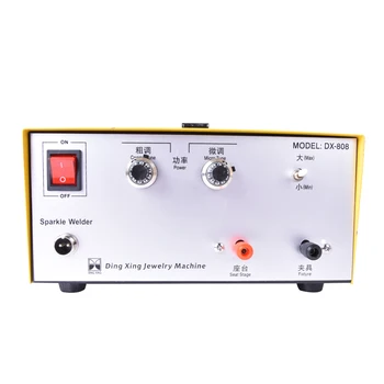 Kaynakçı DX-808 220V 50/60 Hz Takı Spot Taşınabilir Puls Punta kaynak Ekle Altın Gümüş Platin vb Kaynak Nabız Spot işler.