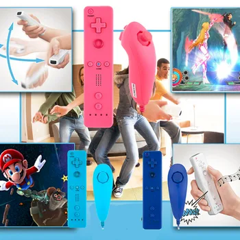 Nintendo Wii W/B/P JESBERY Yeni ve Yüksek Kalite Kablosuz Uzaktan Kumanda ve Nunchuk Denetleyicisi