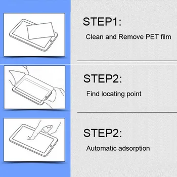 Net Tablet Ekran Koruyucu Koruyucu Film Huawei MediaPad M2 LÜ İçin XSKEMP 9 H Sertlik Gerçek Temperlenmiş Cam-703L 7.0