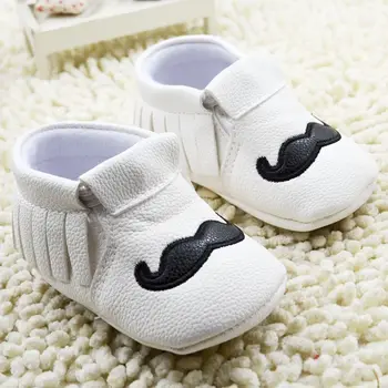Bebek Kız Moccs Mokasen Ayakkabıları İlk Yürüyüşe Bebe Saçak Yumuşak lastik Tabanlı kaymaz Ayakkabı Beşik Ayakkabı Deri çizmeler yeni Doğan PU