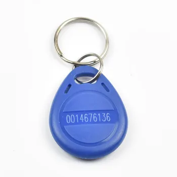 10 adet 125kHz RFID Yakınlık okuyucu Etiketi Anahtar Keyfobs Erişim Sistemi İçin Zincir Plastik Anahtarlık NUMARASI