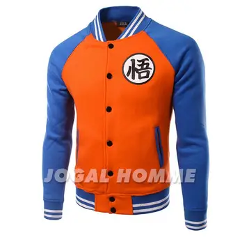 Anime Dragon Ball Cosplay Hoodie Ceket Ceket Üniversite Rahat Sweatshirt