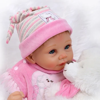 Çocukların Doğum günü İçin NPKCOLLECTİON Koleksiyonu yeni Doğan Bebek Doll Gerçekçi Silikon yeniden Doğmuş Bebek Hediye Xmas