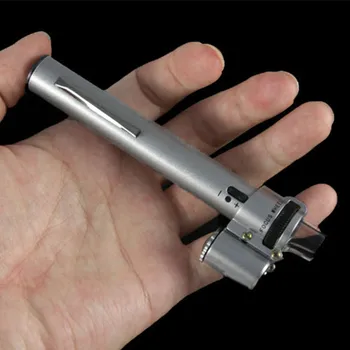 MG10085-9-10 kat arasında Mini LED Kalem Tipi Elektronik Mikroskop Mini Taşınabilir Tıbbi Sikke Damgası Büyüteç Büyüteç Mikroskop