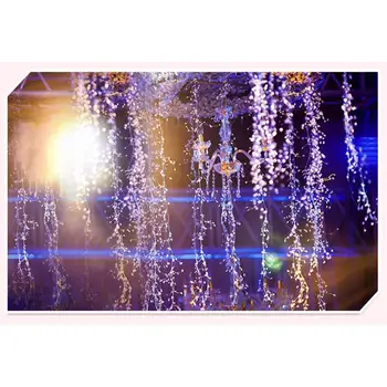 AsyPets 110 cm Kristal Su Damlası Boncuklu Şube Dize Boncuk Akrilik + Alüminyum Tel Düğün süslemeleri-25