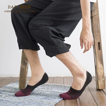 5pairs/Lot Erkekler Tekne Çorap Dik Calcetines Tobilleros Gösteri Adamı Pamuk Görünmez Çorap Harajuku Serin