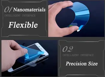 İPhone 6 6 7 Artı 4 4s 5SE 5 5c 5s İçin patlamaya dayanıklı Yumuşak Nano Koruyucu Ekran Koruyucu Kapak Film Folyo Cam Temperlenmiş Değil