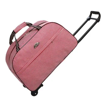 Moda Çantası Turizmi Kadınlar Ve Erkekler Çanta Trolley Tekerlekli Bavul Çanta Taşımak Haddeleme İle Burslar Tekerlekli Çanta Seyahat Seyahat