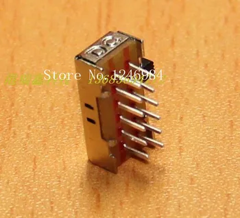 [SA]Küçük mini geçiş anahtarı kaydırın DC kavisli ayak DC güç 42D03-200pcs/lot SK geçiş anahtarı
