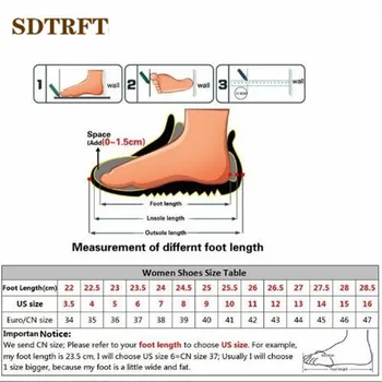 SDTRFT İlkbahar/Sonbahar ayakkabı mujer Plus:35-45 46 ayak Bileği Kayışı ayakkabı kadın 18cm Kare kalın yüksek topuk Yuvarlak Toe platform pompalar