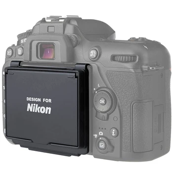 -Nikon D7500 Dijital kamera D7500 için güneş Gölge lcd Hood Kalkan Kapak-LCD Ekran Koruyucu Pop N