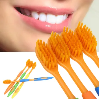 Pack 1/4 Adet Bambu Kömür Nano Diş Fırçası Ev Ağız Bakımı Çift Ultra Yumuşak Diş Sağlığı Diş Fırçaları