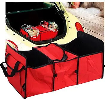 Kamyon esnek araç tutucu çanta için Soğutma ve Yalıtım ile moda Deler Katlanabilir Araba depolama kutusu Gövde Organizatör araba çantaları