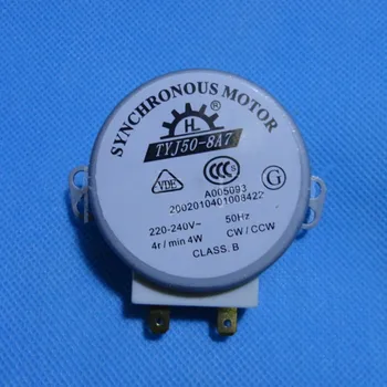 220 mikrodalga Fırın Pikap Senkron Motor 4 W AC güç kaynağı 4 RPM CW/CCW