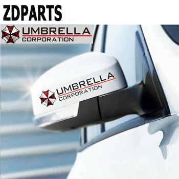 ZDPARTS 2X Araba Şemsiye Hyundai ı30 ix35 ix25 Solaris 2017 Tucson Mazda 3 6 K-5 Subaru İçin Arka Ayna Sticker Çıkartma Yansıtıcı