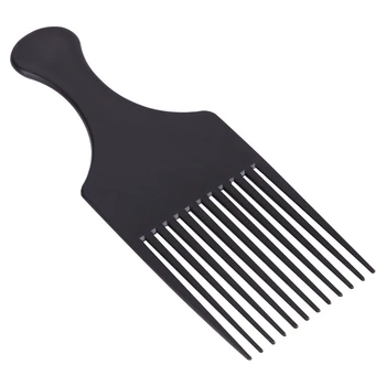 Mayitr 1 adet Profesyonel Kuaför Salonu Tarak Plastik Siyah Geniş Uzun Diş Saç Tarağı Saç Şekillendirici Aracı
