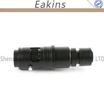 170 mm 110 Sektörü Video Kamera Mikroskop Çalışma Mesafesi İçin 16X-160X Ayarlanabilir Büyütme 25mm Zoom C-mount Lens 0.7 X~4X-