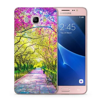 Samsung Galaxy A3 A5 2016 2017 Başbakanı J1 J2 J3 J5 77 G530H s 8/plus C097 8 SEVİYELERİNE Silikon Ağaç Kulesi Manzara kılıfı Not