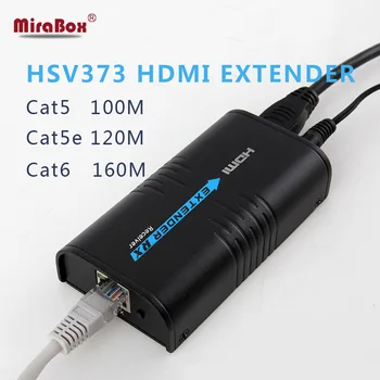 Mirabox HDMI tekrarlayıcı HDMI extender RJ-45 cat 5/5/multi mode desteği 1080P tarafından(393ft) 120 genişletebilirsiniz HDMI splitter gibi çalışabilir