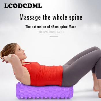 Yoga ayağı Mace köpük milleri tutmak sopa masaj sopa şaft spor fasya köpük rulo dinlenmek için kasları yapışır