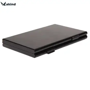 Taşınabilir Güverte Alüminyum Alaşım 8pcs TF + 4 adet SD Hafıza Kartı Depolama Kutusu Tutucu Siyah