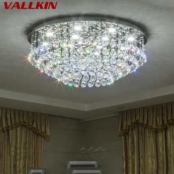 Basit Kristal Modern Oturma Odası Yatak Odası Ev İç Dekorasyon için tavan ışıkları Tavan Lambası Aydınlatma Armatürleri LED