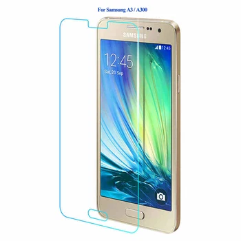 Samsung A300F Film için sertleştirilmiş Cam Samsung Galaxy A3 Ekran Koruyucu Premium 2.5 D 9H Patlamaya dayanıklı Koruyucu Cam