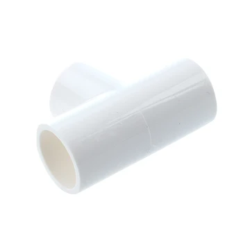 20 mm PVC Tee 3 Yol Su Boru Boru Adaptörü Beyaz 5 Adet Konnektörleri