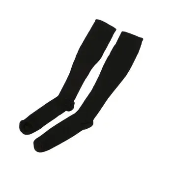 Kadınlar Açık Anti-Yorgunluk Yüksek Destek Çorap Spor Çorap Sıkıştırma Diz