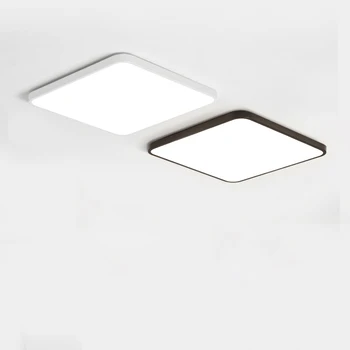 Salon modern tavan oturma odası Tavan Aydınlatma ultra-ince LED Kare tavan ışık Paneli Lambası yüksek 5cm lamba